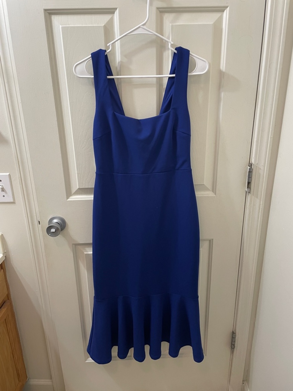 Lulu's Royal Blue Sleeveless Midi Fit-&-Flare Dress